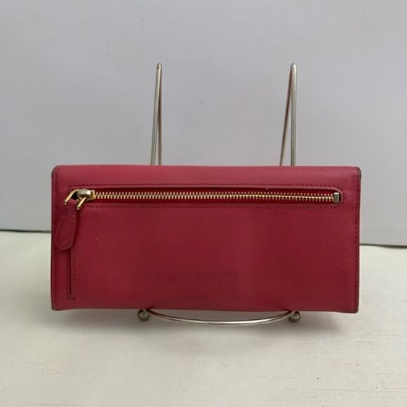 💥AUTHENTIC💥Prada Saffiano Leather Long Wallet Pink - Picture 2 of 8